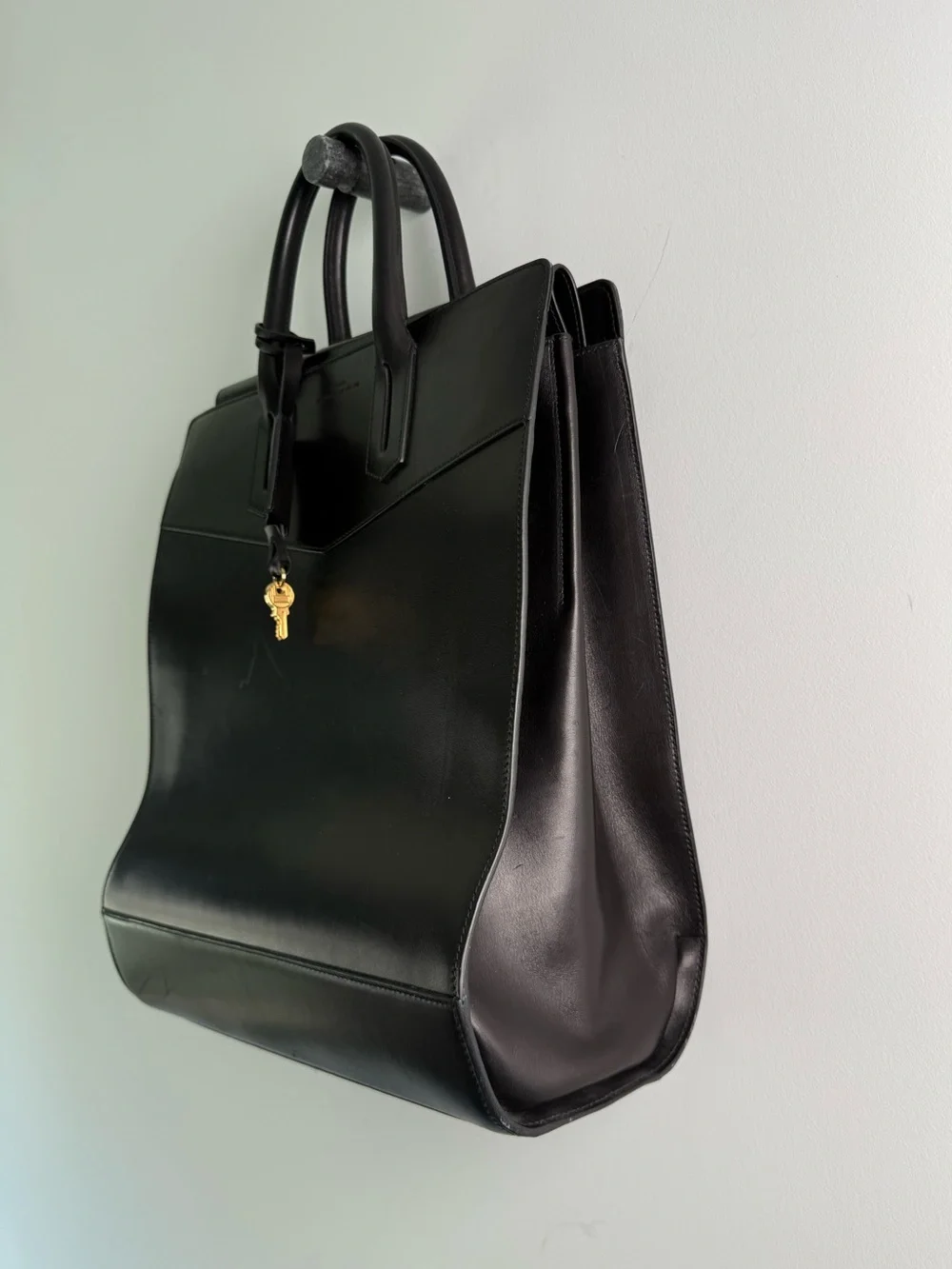 $1.6k Byredo Nécessaire de Voyage Leather Tote Bag Large Black Italy Rare